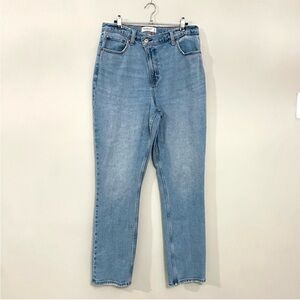 Abercrombie & Fitch Curve Love 90s Slim Straight Ultra High Rise Jeans Sz 31/12